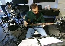 recording student
